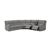 Medford Power Recliner Sectional - Charcoal