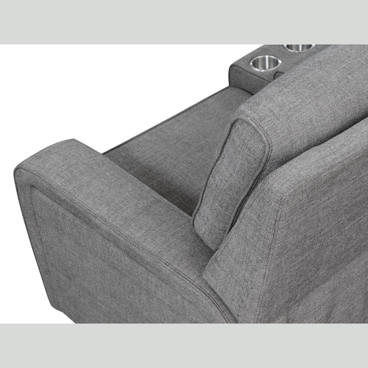 Medford Power Recliner Sectional - Charcoal