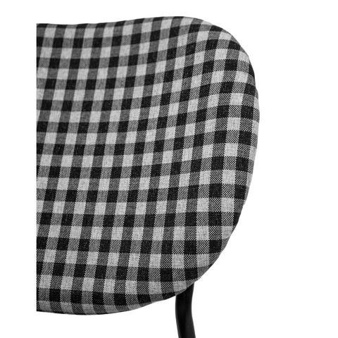 Vashi Dining Chair - Black 'n White Plaid