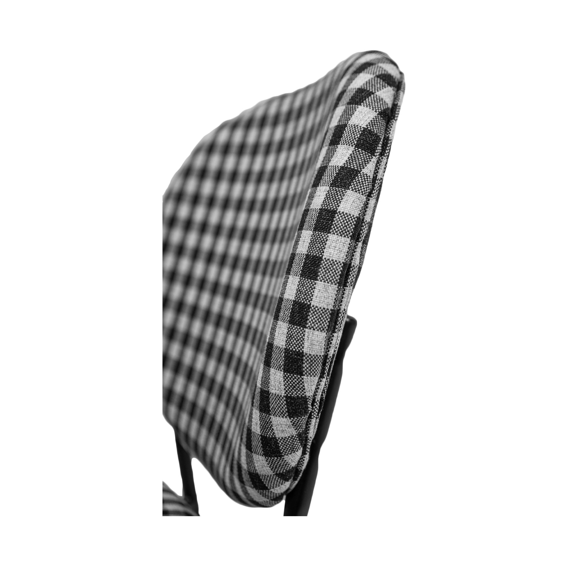 Vashi Dining Chair - Black & White Plaid