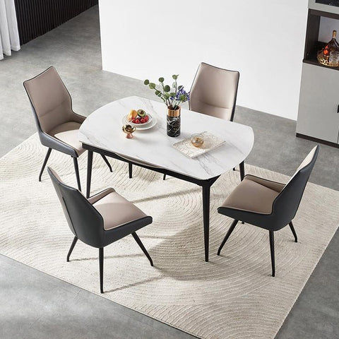 Jess 2.0 Round Extendable Dining Table - White