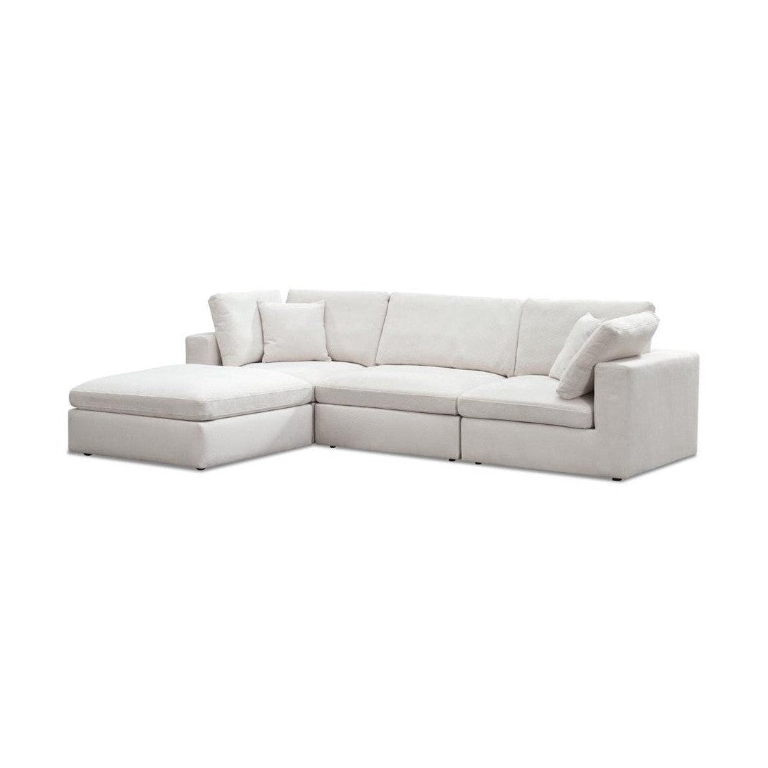 Blanca Modular Fabric Armless Chair