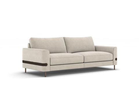 Chandler Corduroy  Fabric Sofa - Horizontal Lines