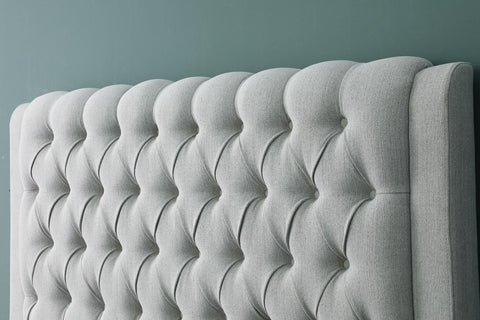 Austin Storage Platform Bed w/ Premium Fabric - Stone