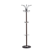 Deline Coat Rack with Marble-Brown