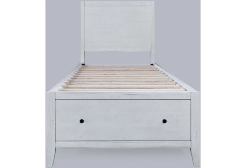 Maxton Twin Storage Bed Ivory