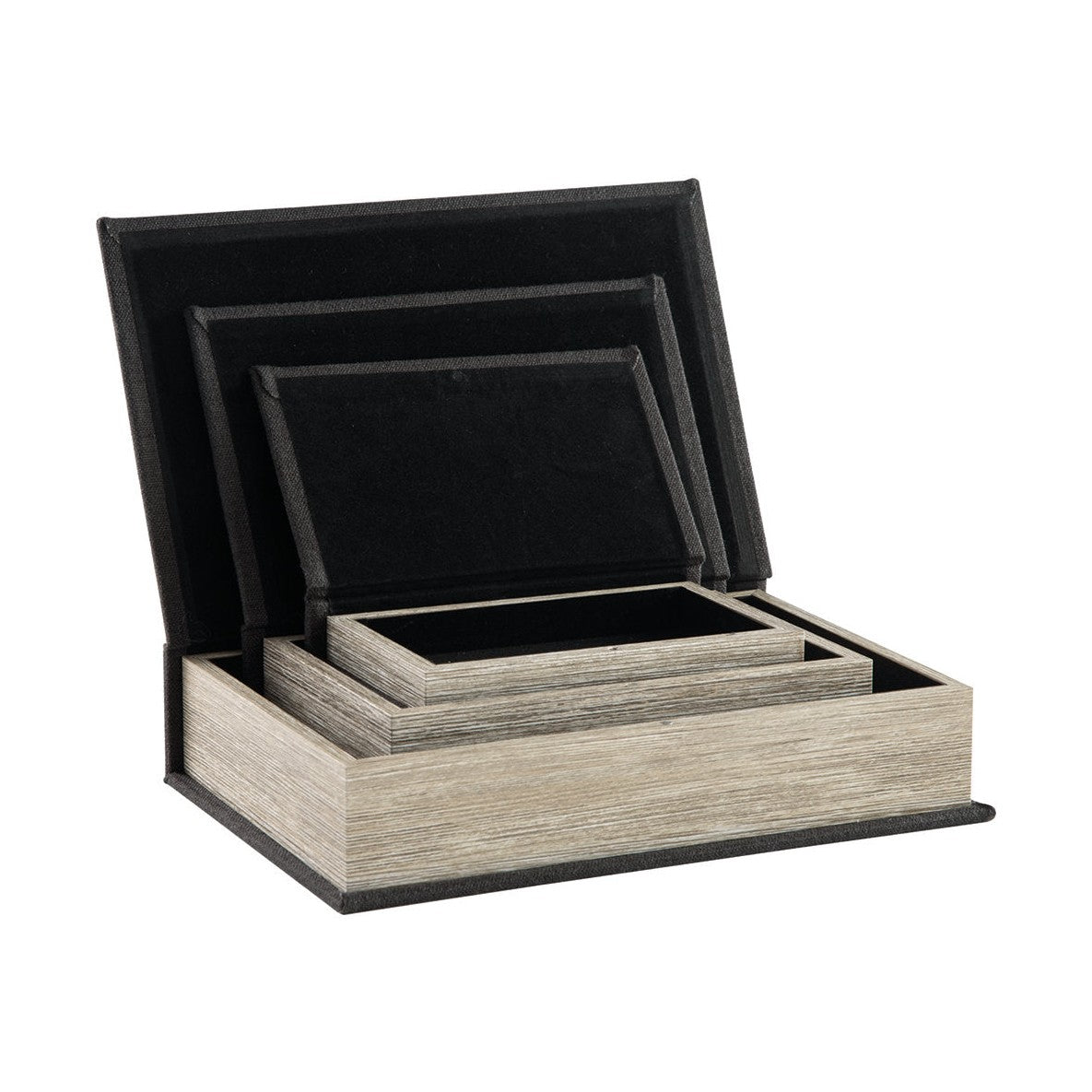 Jolina Box (Set of 3) - Black