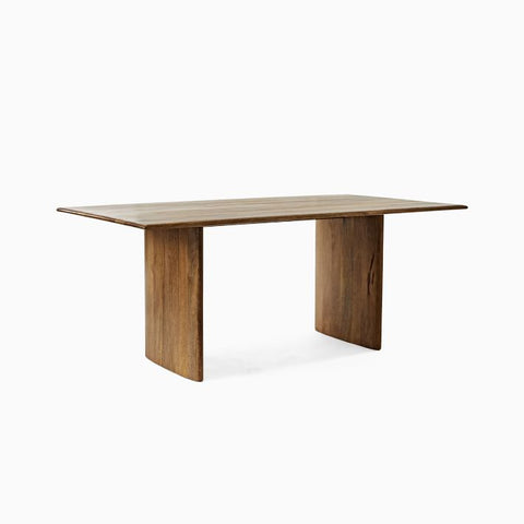 Aragon Solid Mango Wood Dining Table 71" Light Honey