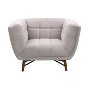 Kitsilano Accent Chair - Velvet Light Grey