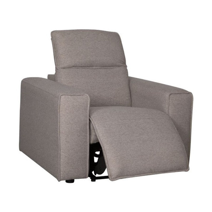 Regis Power Reclining Chair - Light Brown