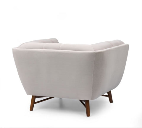 Kitsilano Accent Chair - Velvet Light Grey #41