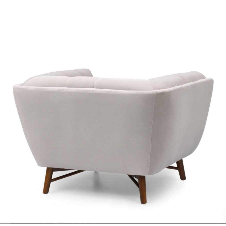 Kitsilano Accent Chair - Velvet Light Grey