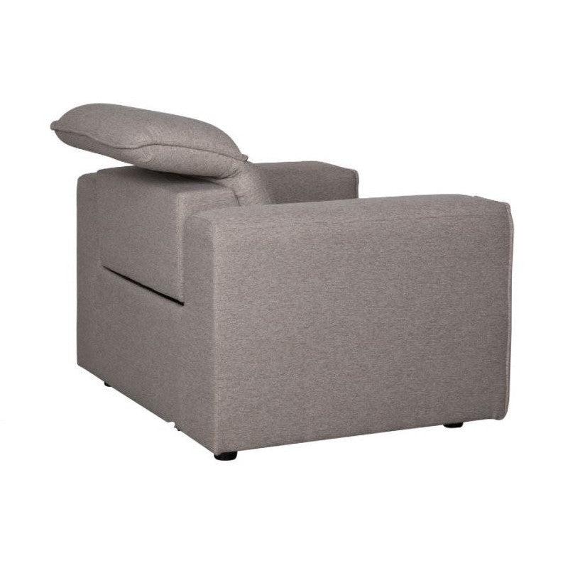 Regis Power Reclining Chair - Light Brown