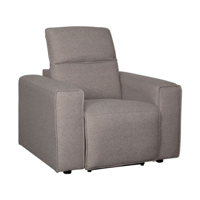 Regis Power Reclining Chair - Light Brown