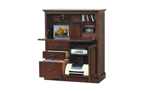 Willow Creek 41" Computer Armoire  - D5-WC140CA