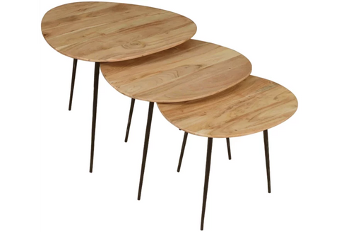 Reeves Nesting Table - Set of 3 - Natural