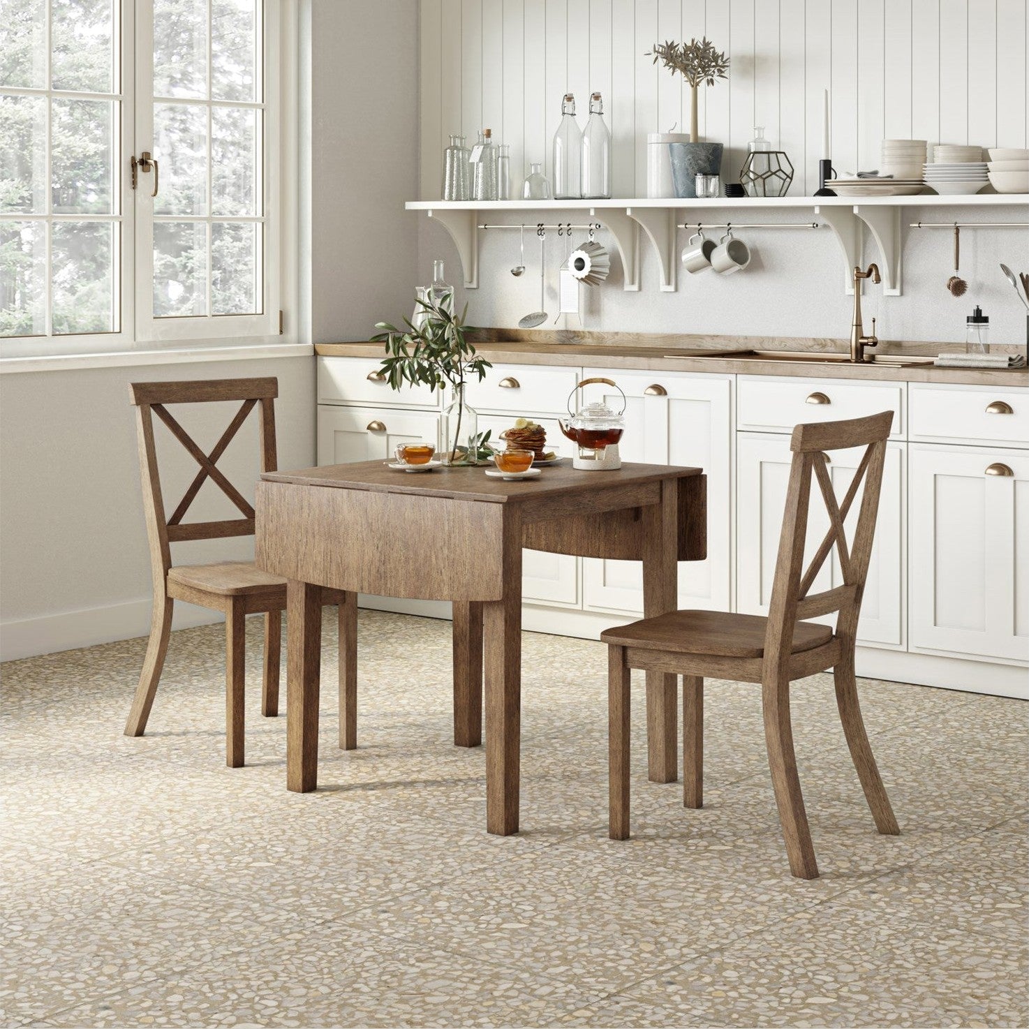 Eastern Tides Drop Leaf Dining Table