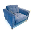 Fine Home Living Room Lucia Chair - Velvet -Azure (5349910872217)