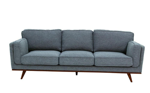 Tyrell Mid Century Sofa - Blue/Grey
