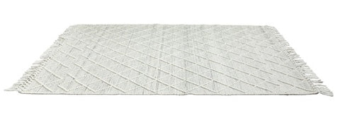 CIMO HAND WOVEN RUG IVORY/GRAY