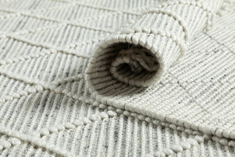 CIMO HAND WOVEN RUG IVORY/GRAY