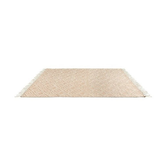 CIMO HAND WOVEN RUG IVORY/RUST