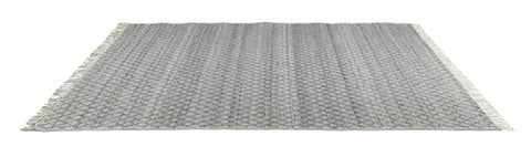 COSCO HAND WOVEN RUG SILVER/IVORY