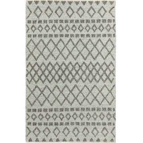 Fintona Hand Woven Rug Silver/Gray