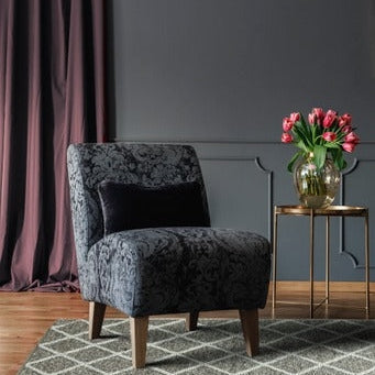 FRANCE HAND WOVEN RUG GRAPHITE/FOG