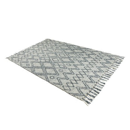 LABIN HAND WOVEN RUG NAVY