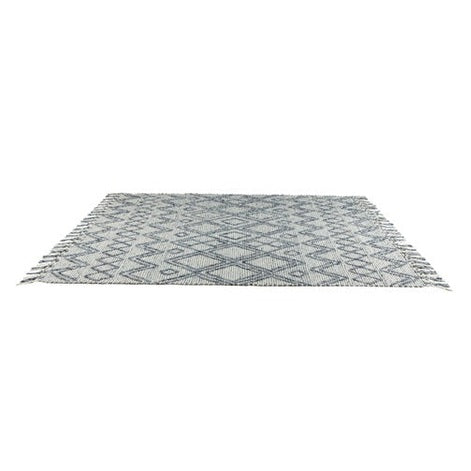 LABIN HAND WOVEN RUG NAVY