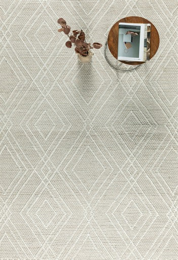 LABIN HAND WOVEN RUG IVORY/TAUPE