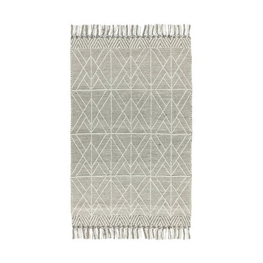 Labin Hand Woven Rug - White/Gray