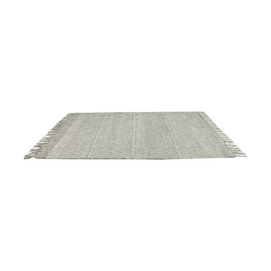 Labin Hand Woven Rug - White/Gray
