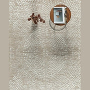 Milton Machine Woven Rug - Taupe/Ivory
