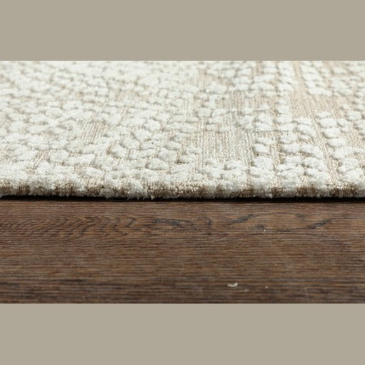 Milton Machine Woven Rug - Taupe/Ivory