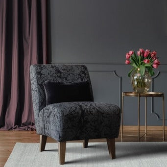 Orito Hand Woven Rug Stone with accent chair