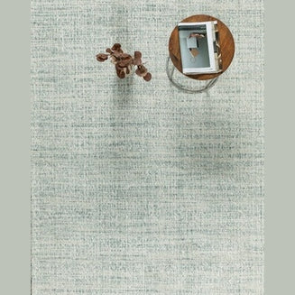 ALMOS HAND WOVEN RUG IVORY/TURQUOISE