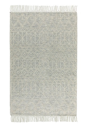 BARNEX HAND WOVEN RUG IVORY/CHARCOAL