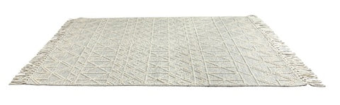 BARNEX HAND WOVEN RUG IVORY/CHARCOAL