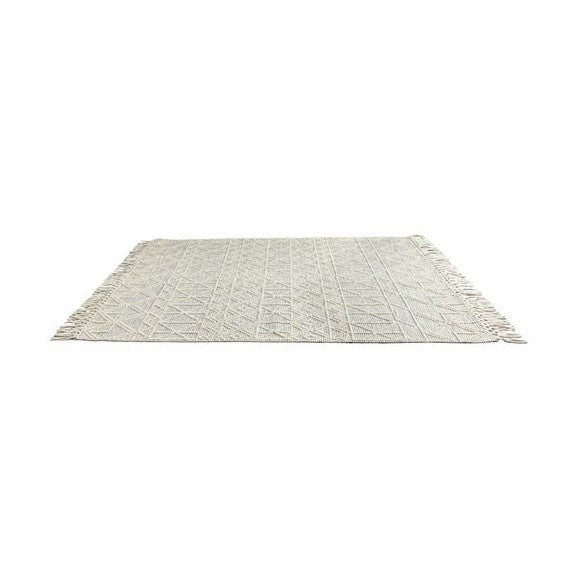 BARNEX HAND WOVEN RUG IVORY/CHARCOAL
