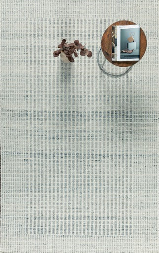 VESLEY HAND WOVEN RUG IVORY/SILVER