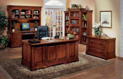 Country Cherry 72" Computer Credenza Cherry - D3-K172CW