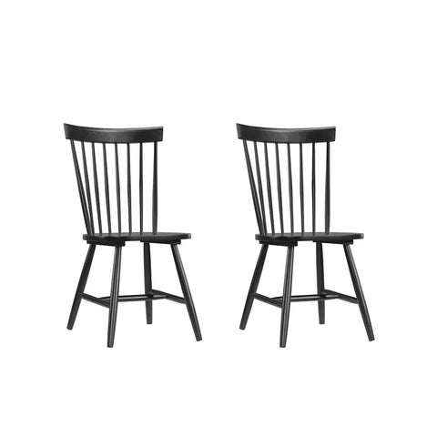 Windsor Dining Chair Black (Set of 2) D475-20-06