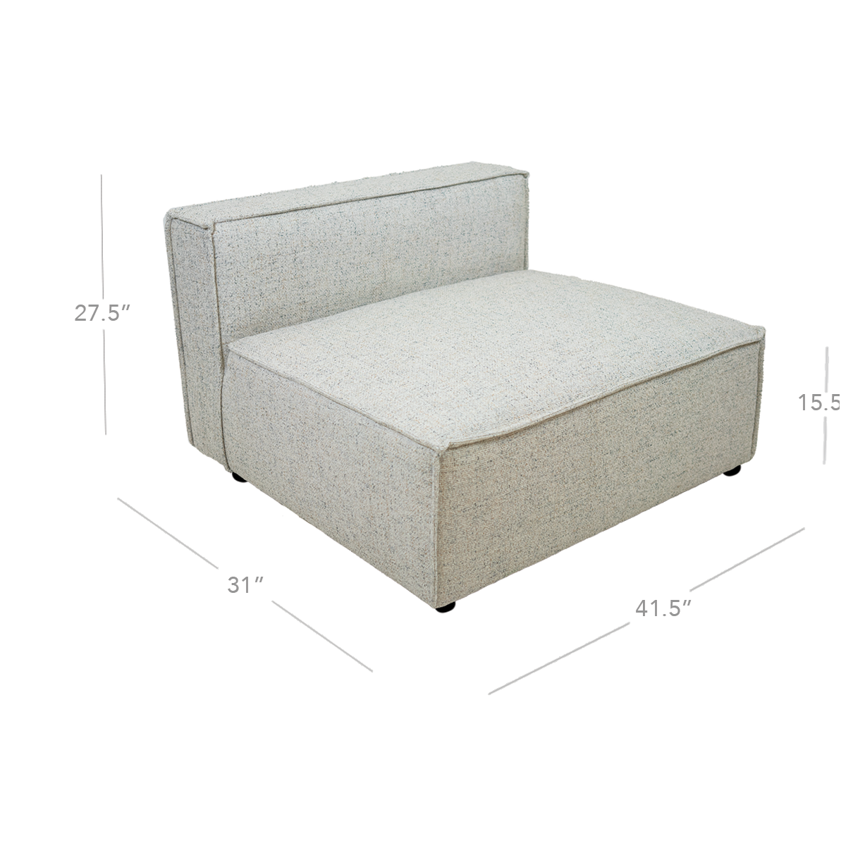 Phoebe 5 Piece Modular Set - Quartz