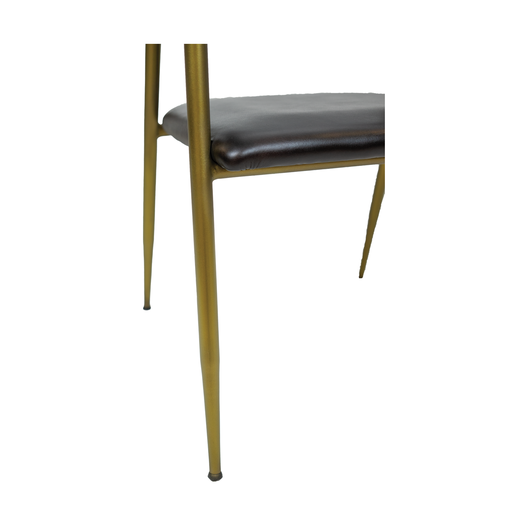 ATRIA DINING CHAIR Genuine Leather Seating - Brown