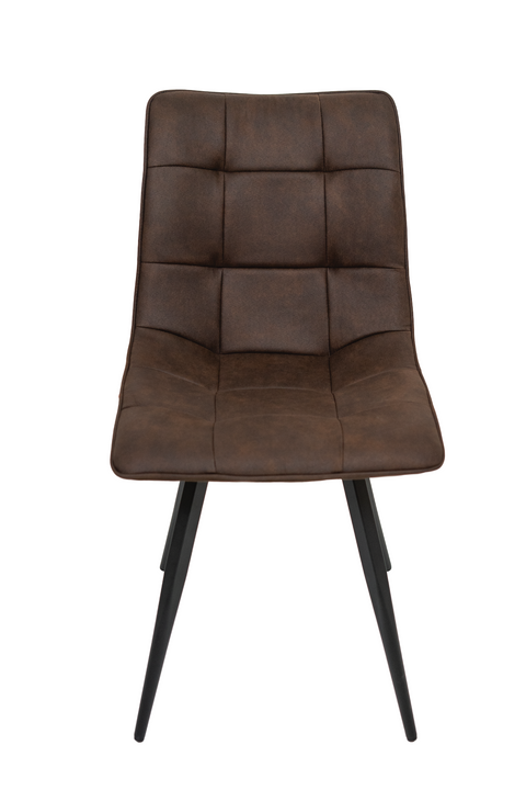 RHODES DINING CHAIR - NAVY BROWN