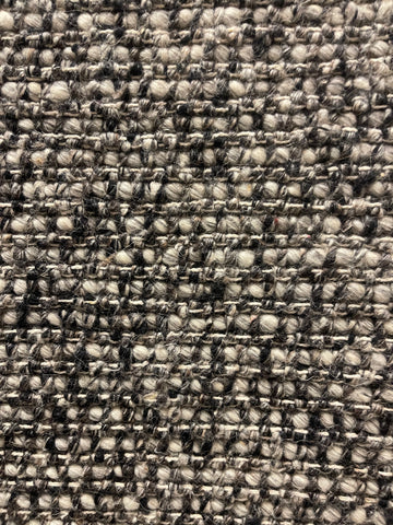 GORDON HAND WOVEN RUG SILVER/CHARCOAL