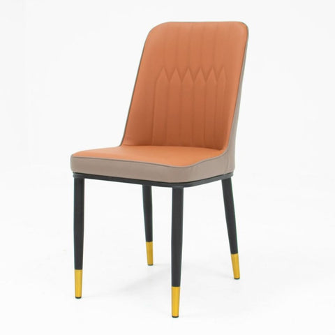 Jess Dining Chair-Orange/Grey