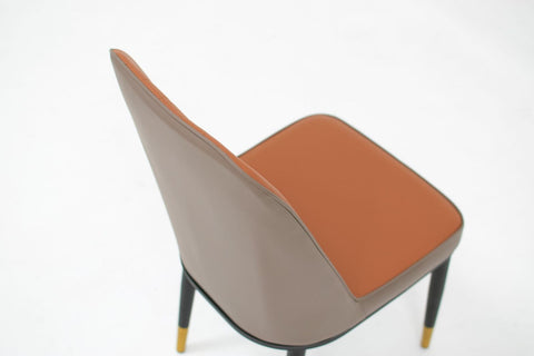 Jess Dining Chair-Orange/Grey